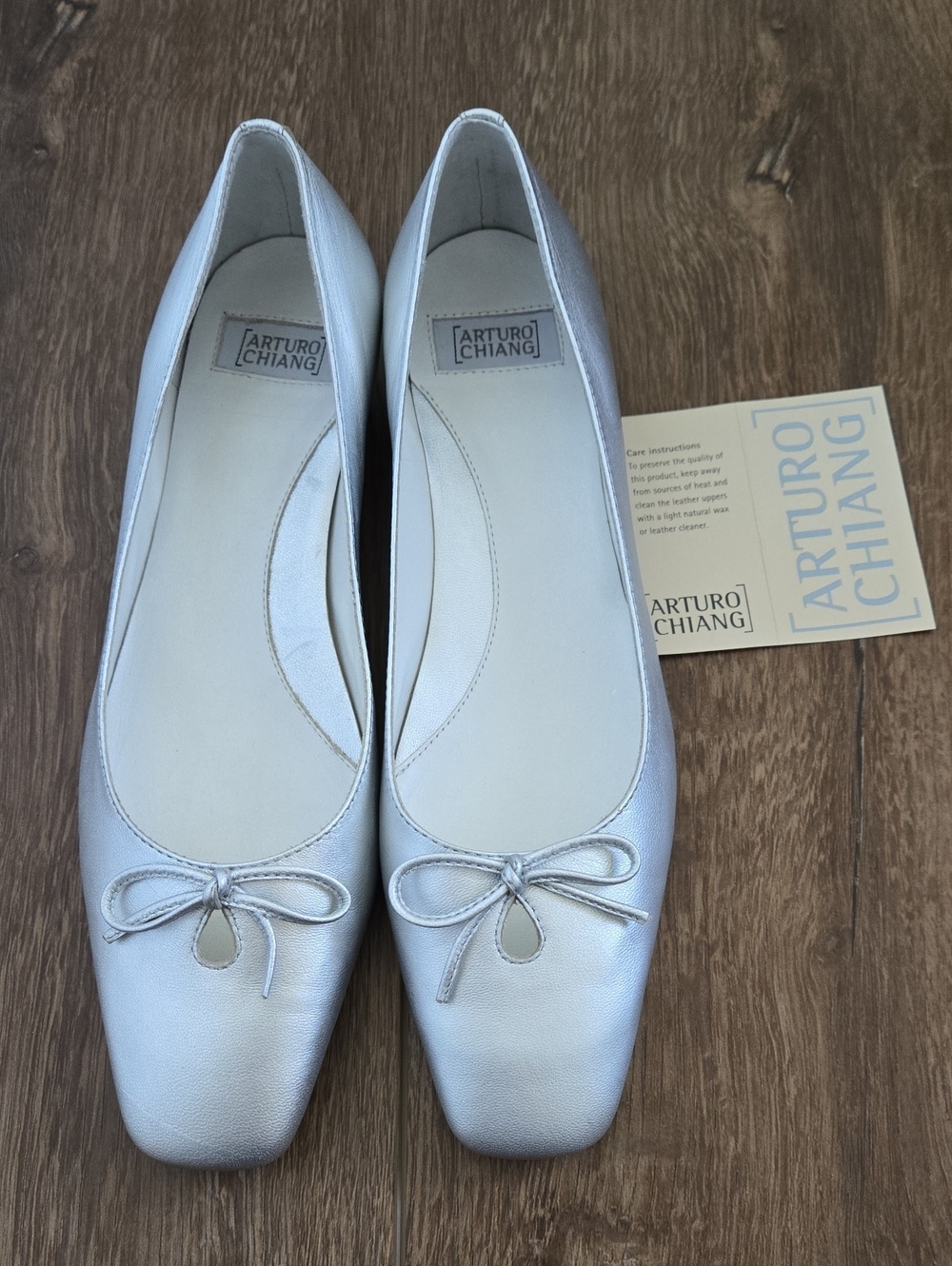 Arturo Chiang Audrey Silver Flats